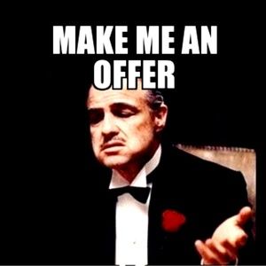 Go ahead. Make me an offer I can’t refuse 🤵‍♂️🥂✨